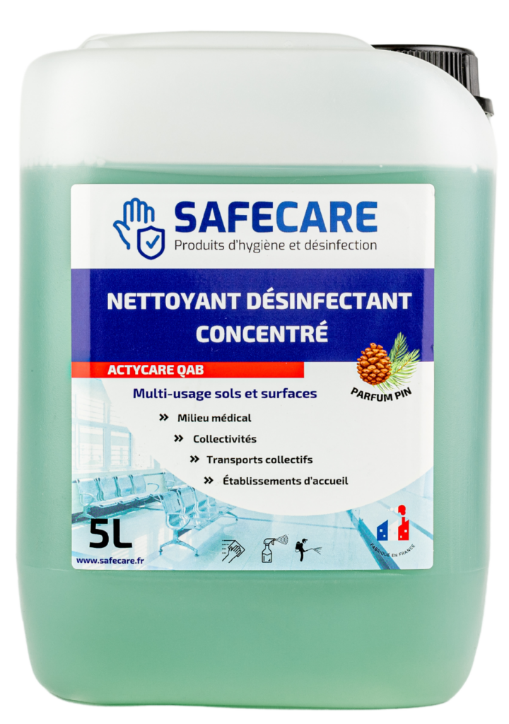 Nettoyant désinfectant concentré en bidon de 5L