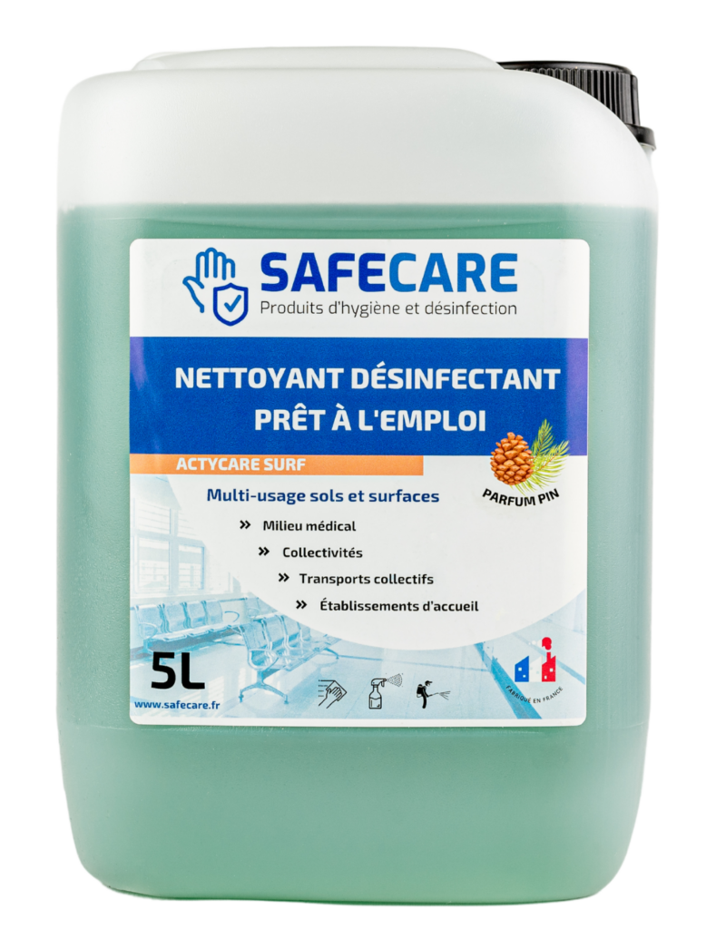 Nettoyant désinfectant prêt à l'emploi en bidon de 5L