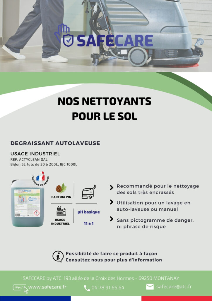 Argumentaire nettoyants sols - documents commerciaux