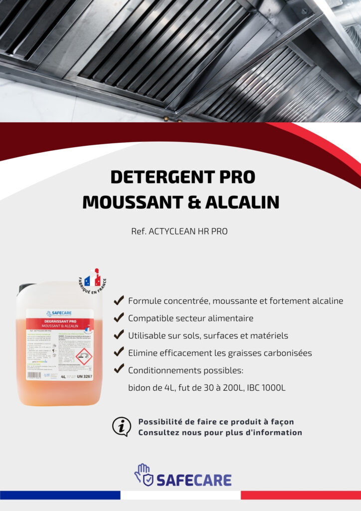 Argumentaire détergents pro moussant & alcalin - documents commerciaux