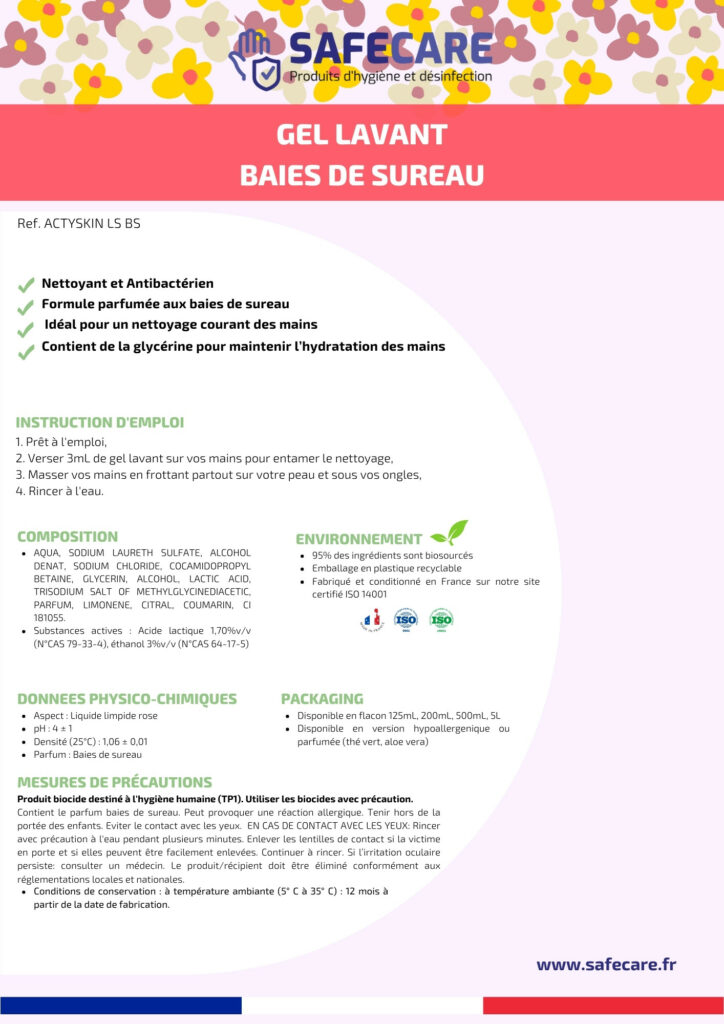 Fiche technique gel lavant baies de sureau (fr)