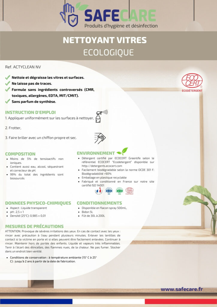 Fiche technique nettoyant vitre (fr)