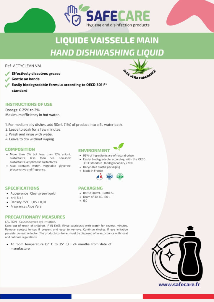 Fiche technique liquide vaisselle main aloe vera (en)
