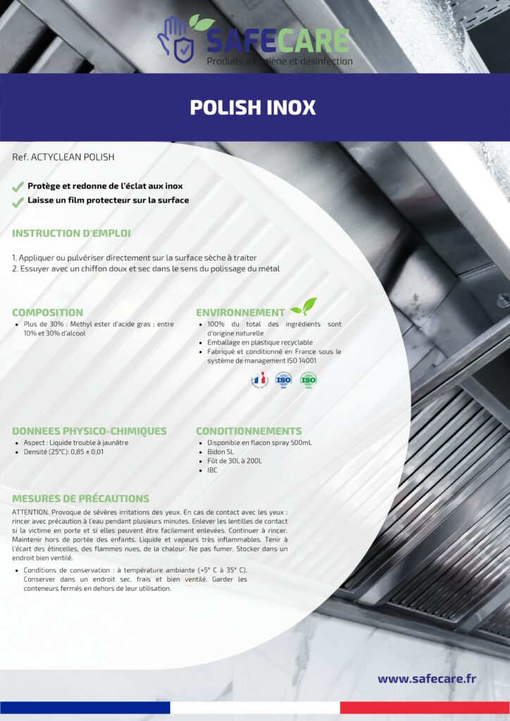 Fiche technique Polish inox (fr)