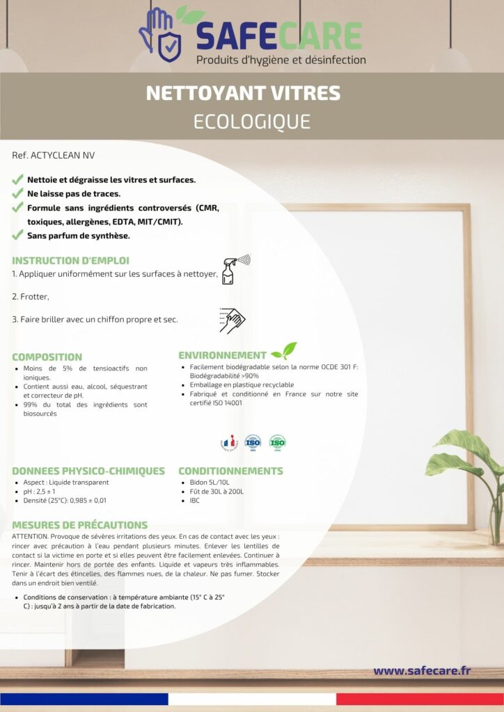 Fiche technique nettoyant vitre (fr)